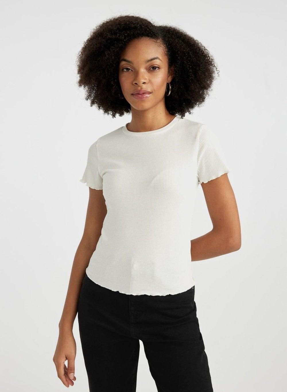 Women’s Relaxed Fit Cotton Crew Neck T-Shirt - Image 1
