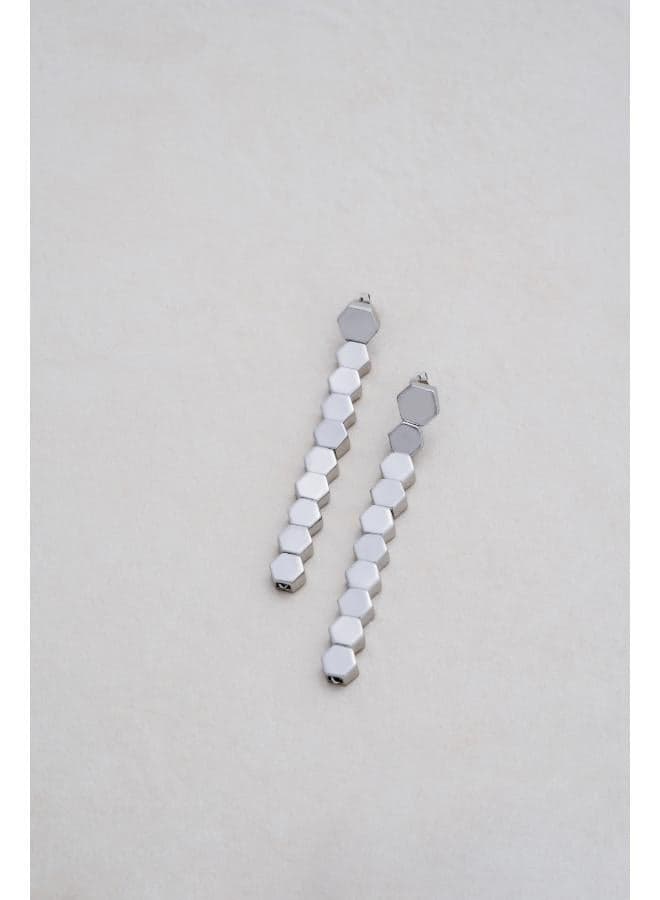 Karen Millen Mosaic Drop Earrings - Image 1