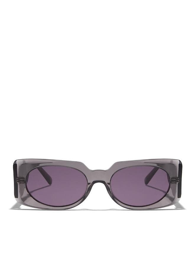 30Sundays PIPER Rectangle Sunglasses UV400 Gray Purple - Image 1