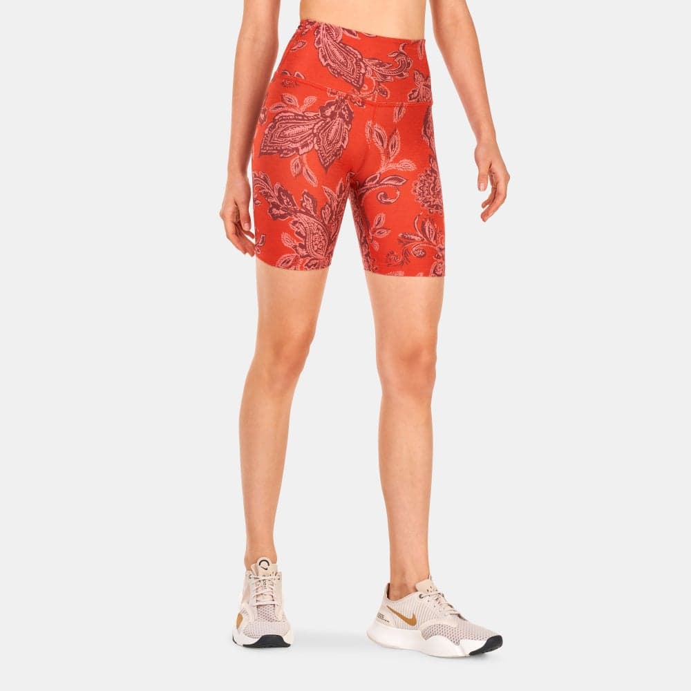 Camo SoftMark High-Waisted Biker Shorts - Image 1