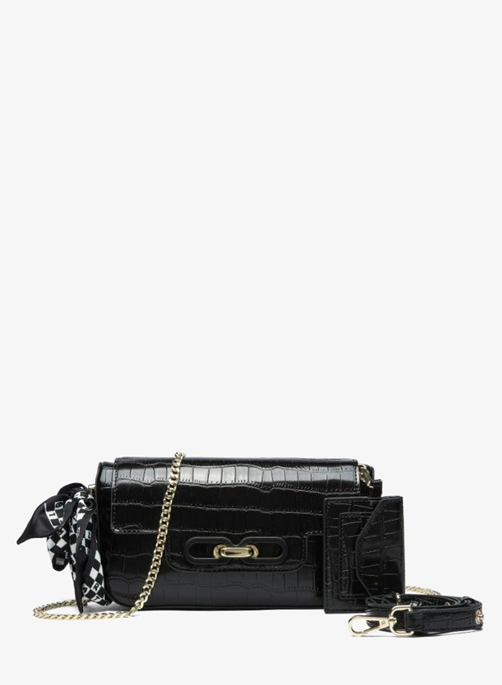 BD 91 Mini Crossbody Bag with Satin Scarf Accent - Image 1
