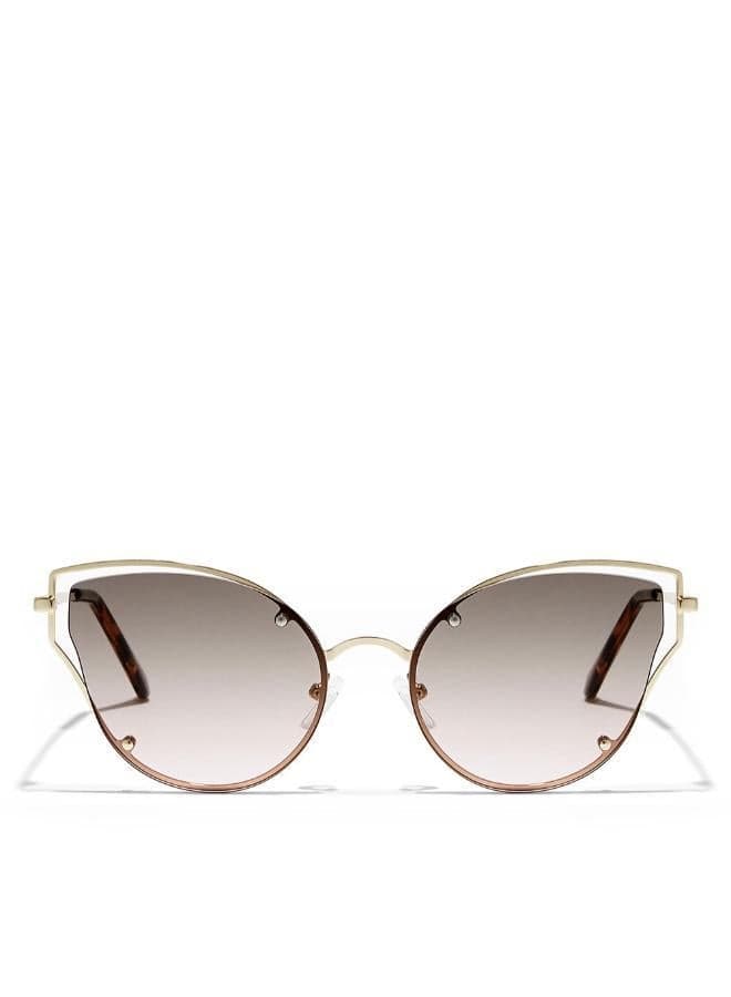 ALINA BlackOut Cat Eye Half-Rim Sunglasses - Image 1
