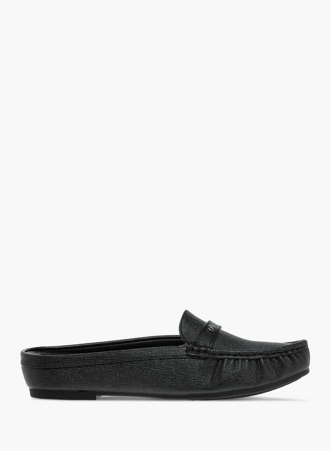 Flora Bella Textured Comfort Slip-On Mules - Image 1