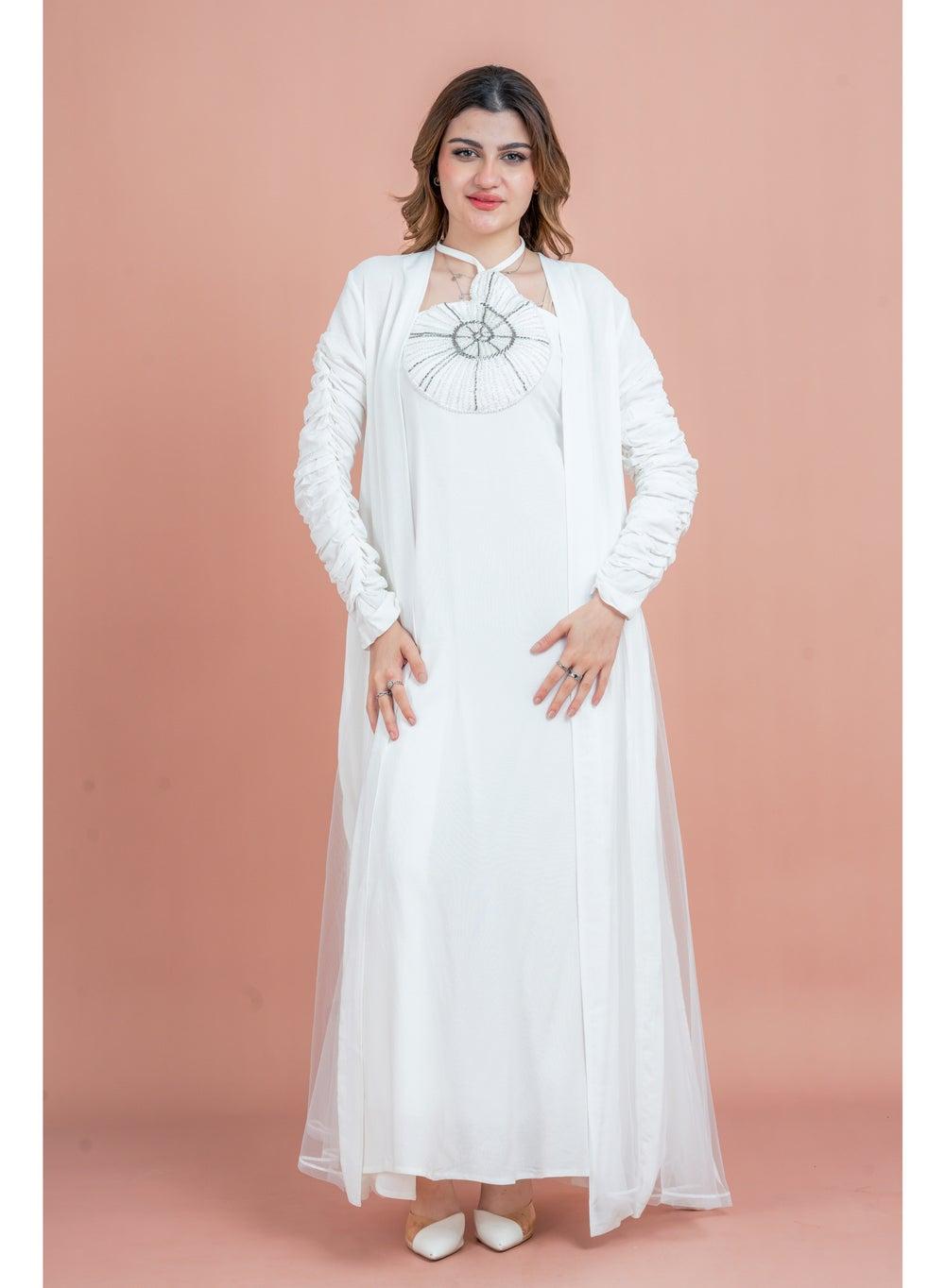 Two-Piece Unique Modest Jalabiya Set - Image 1