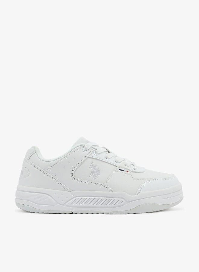 Women's White Low-Top Sneakers – Lightweight Everyday Comfort - Image 1