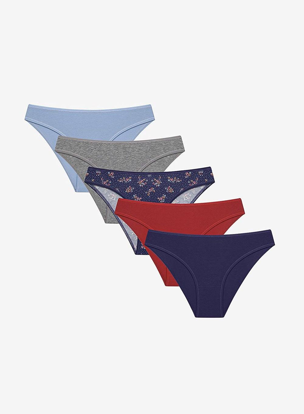 Secret Garden Cotton Panties 5-Pack Comfort Fit - Image 1