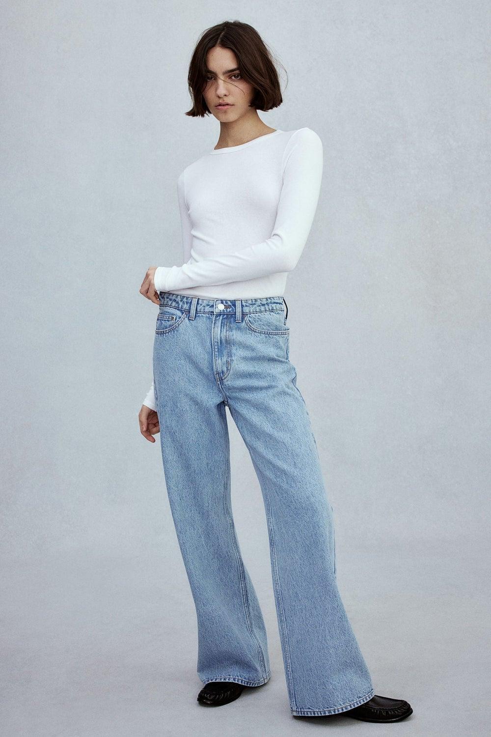 Wide Ultra High Jeans – Elevated Wide-Leg Denim - Image 1