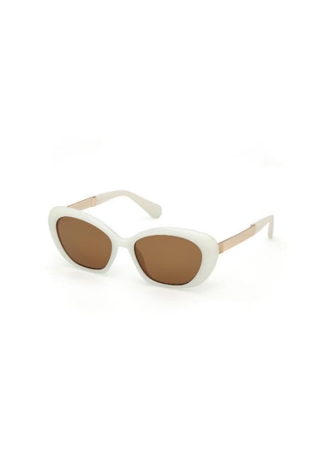 SG-ivory Roviex-F Shiny Ivory Designer Sunglasses - Image 1