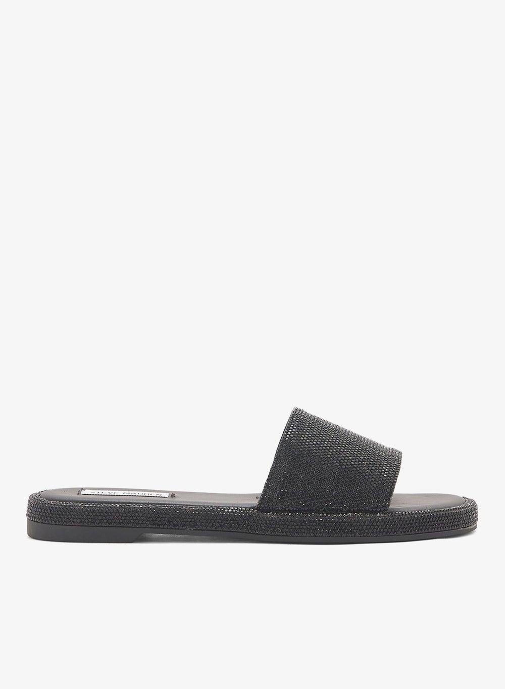Addiie Minimal Single Strap Flat Sandals - Image 1