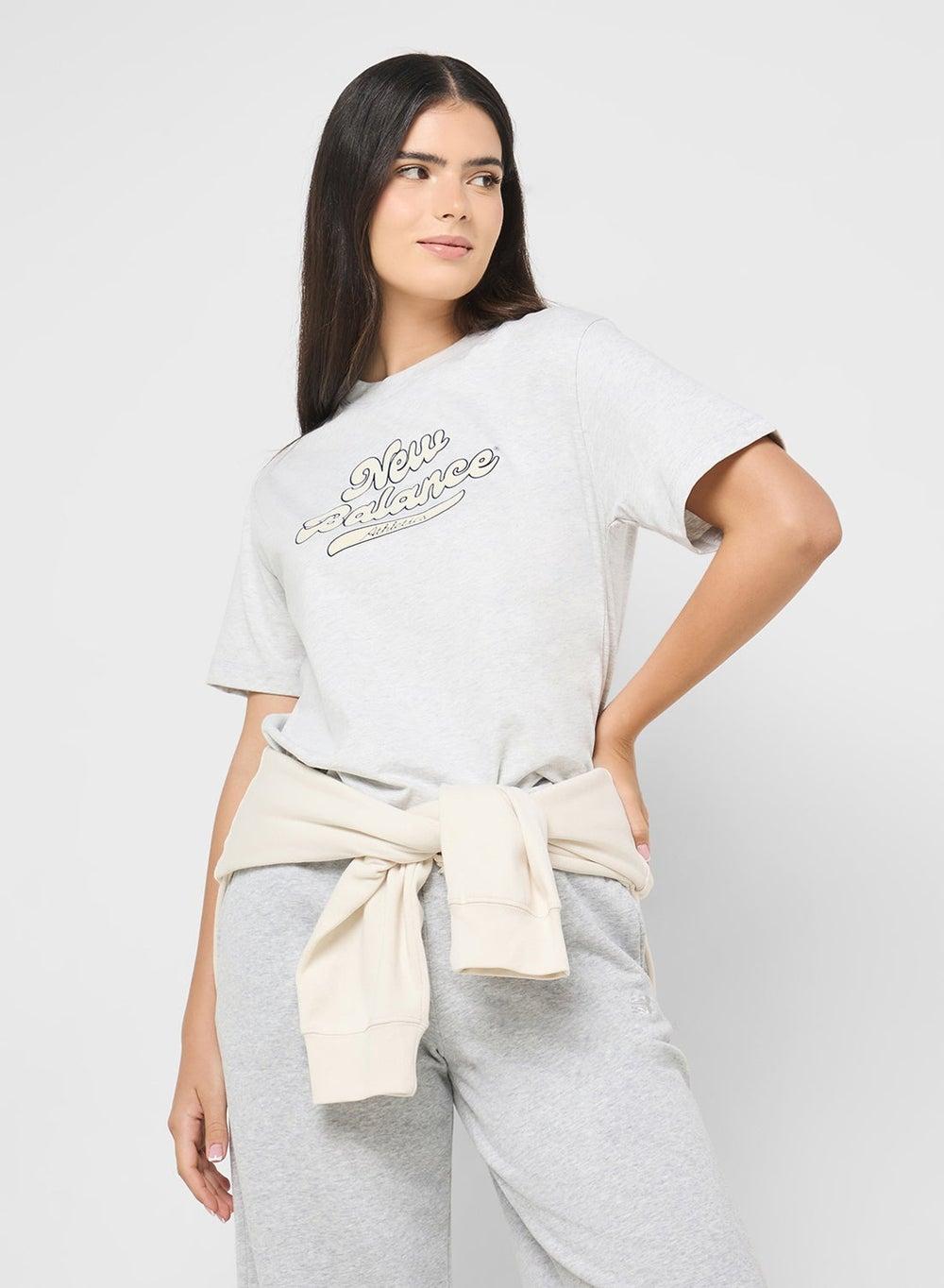New Balance Athletics Legacy Grey T-Shirt - Image 1