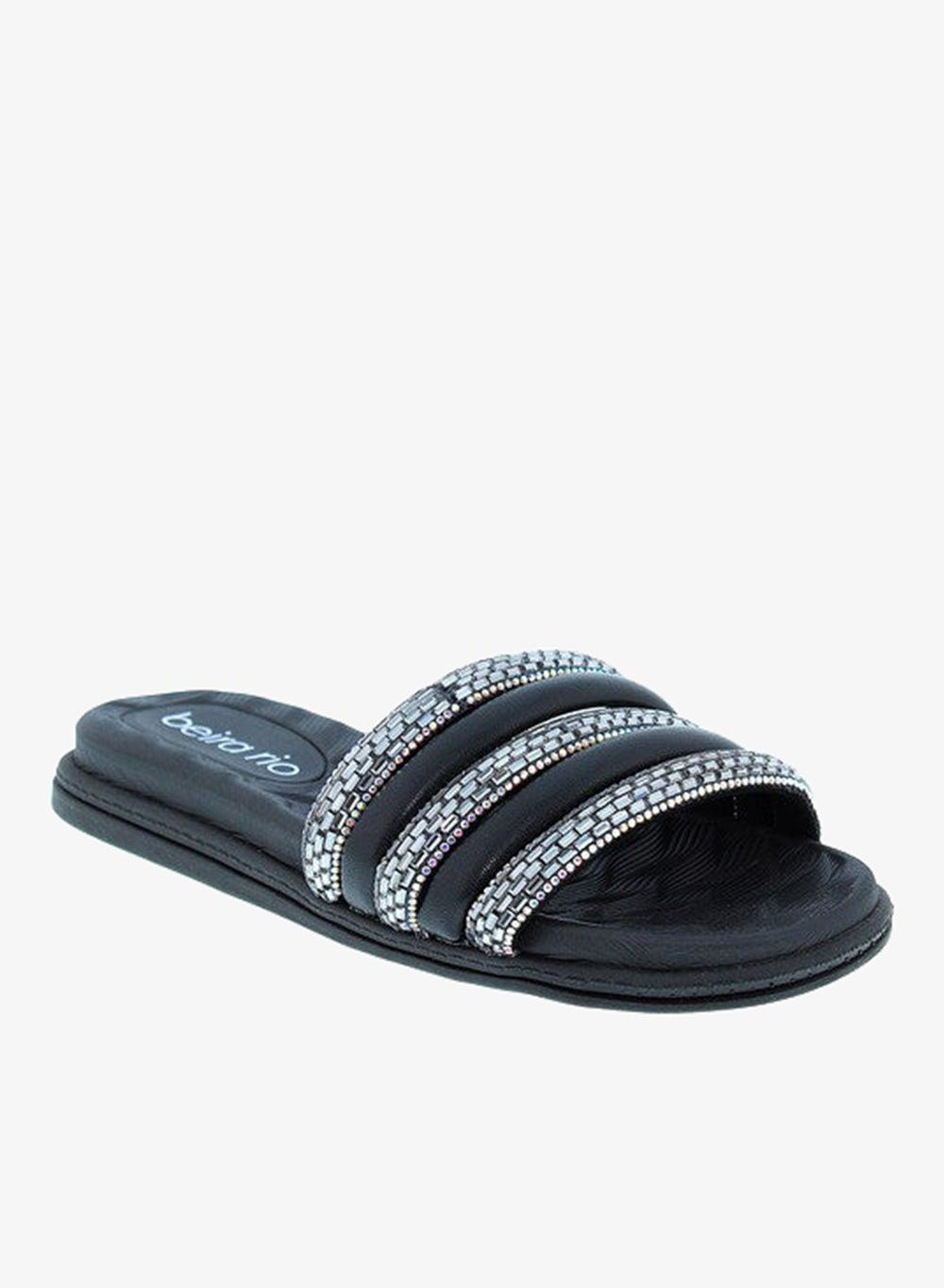 Elegant Women’s Flat Sandals – Cushioned Comfort Slides - Image 1