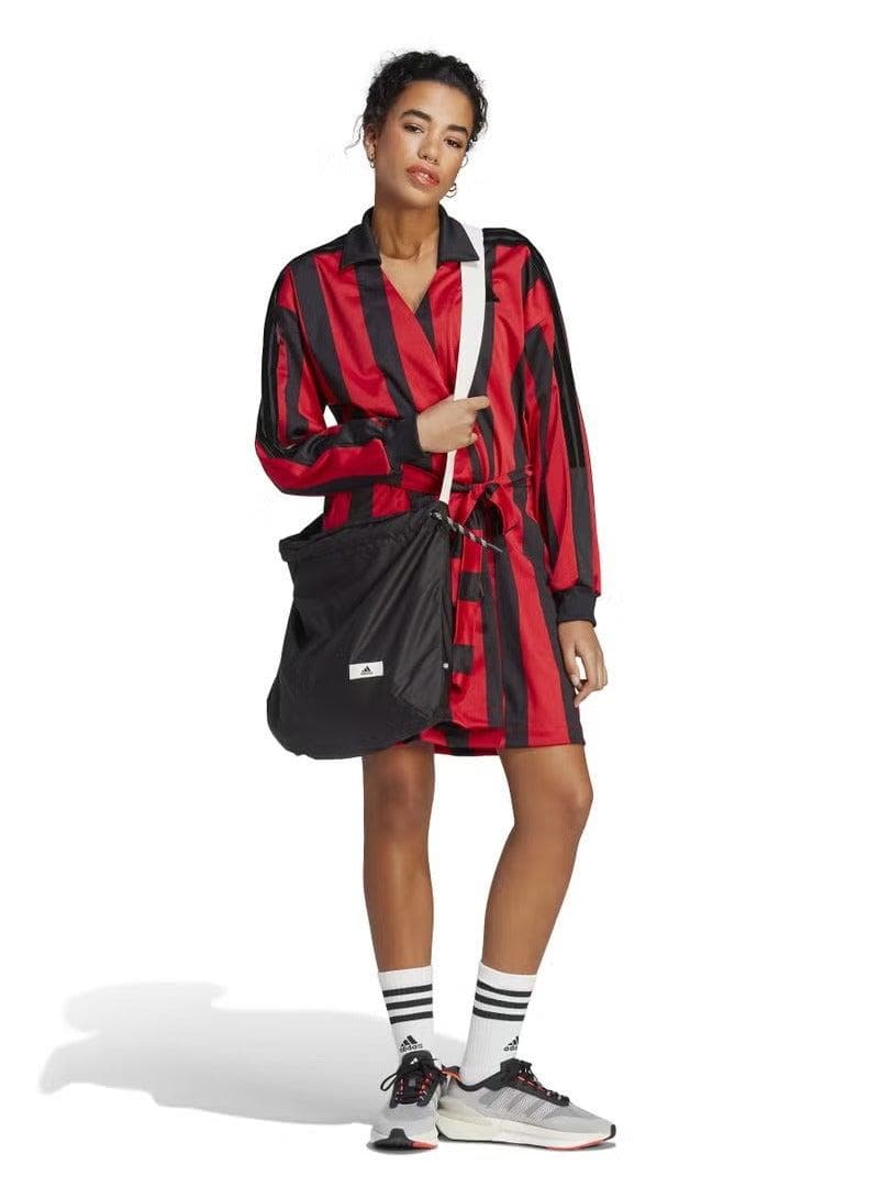 W Express Jersey Mini Dress Black Red - Image 1