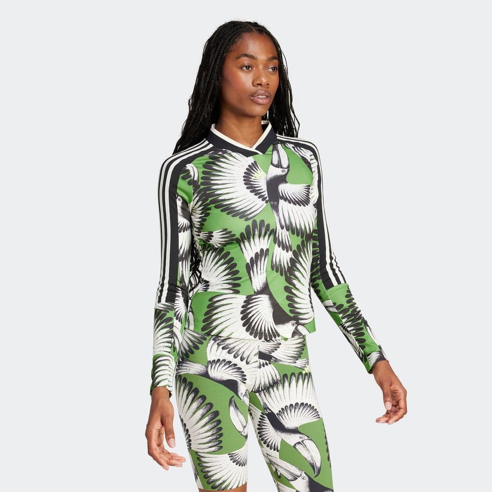Adidas x FARM Rio Tropical Long Sleeve Jersey - Image 1