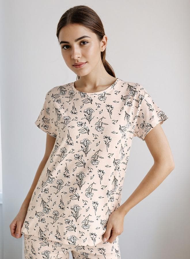 Luxe Comfort T-Shirt & Pants Pyjama Set - Image 1