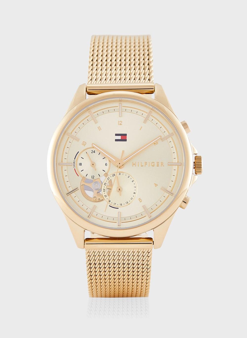 Tommy Hilfiger Steel Multifunction Analogue Watch - Image 1