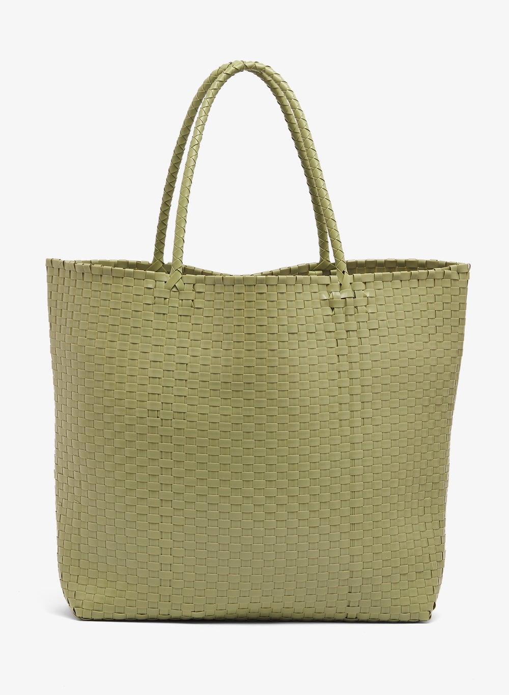 Woven Texture Handle Tote Bag for Modern Elegance - Image 1