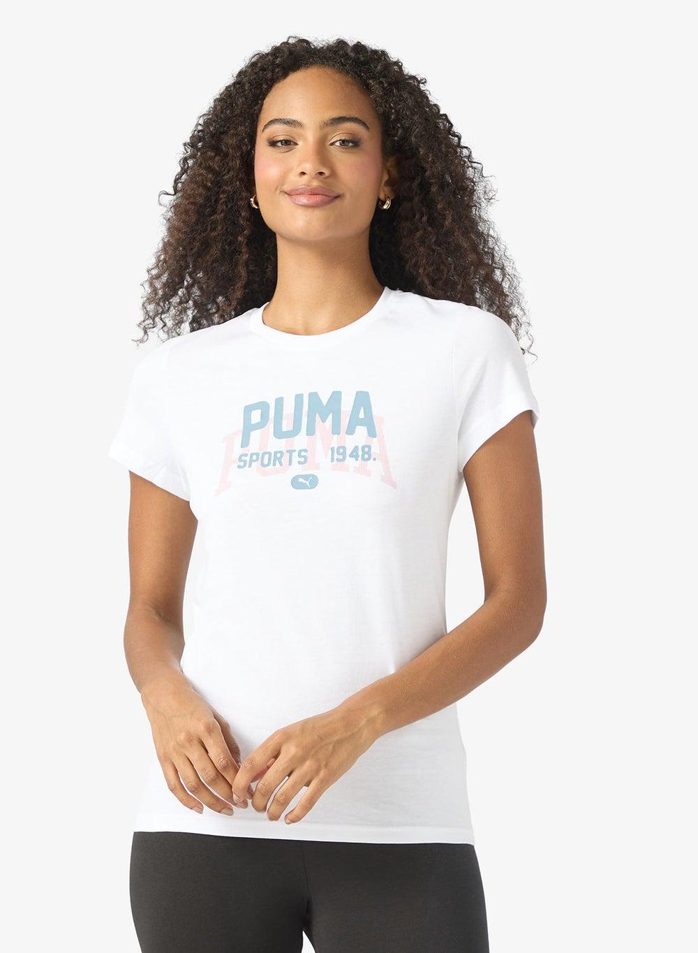 PUMA Graphic Varsity Relaxed Fit T-Shirt - Image 1