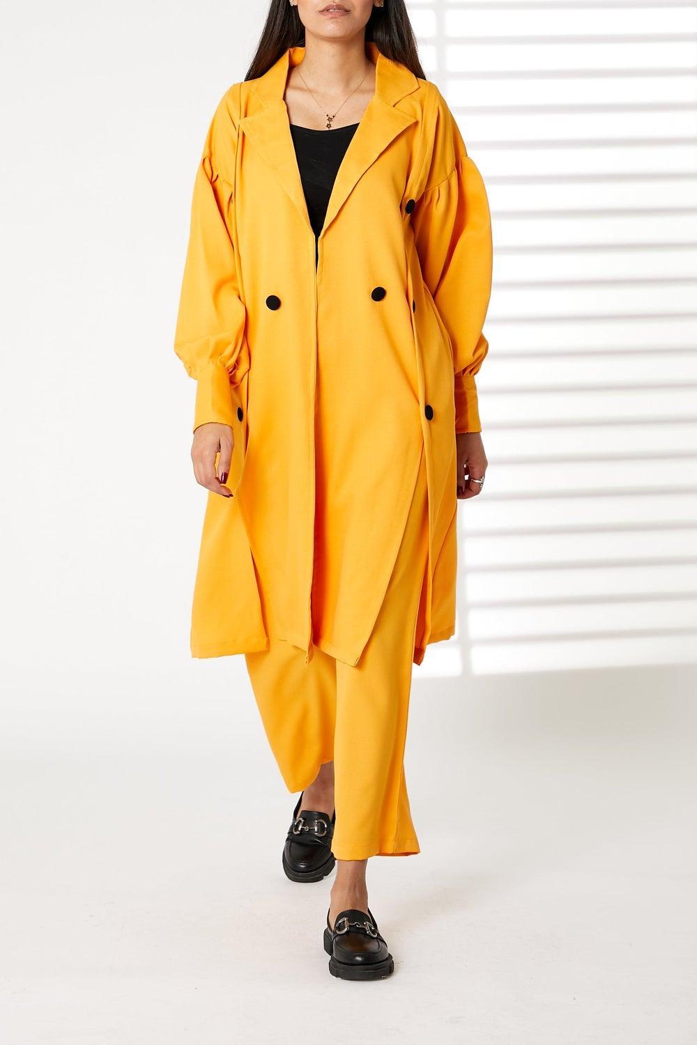 Barbie Crepe Trench Coat Set for Women - Image 1