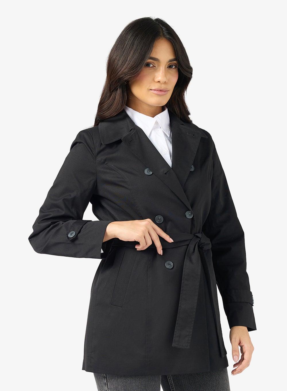 Vmchelsea Belted Button Detail Luxury Trench Coat - Image 1