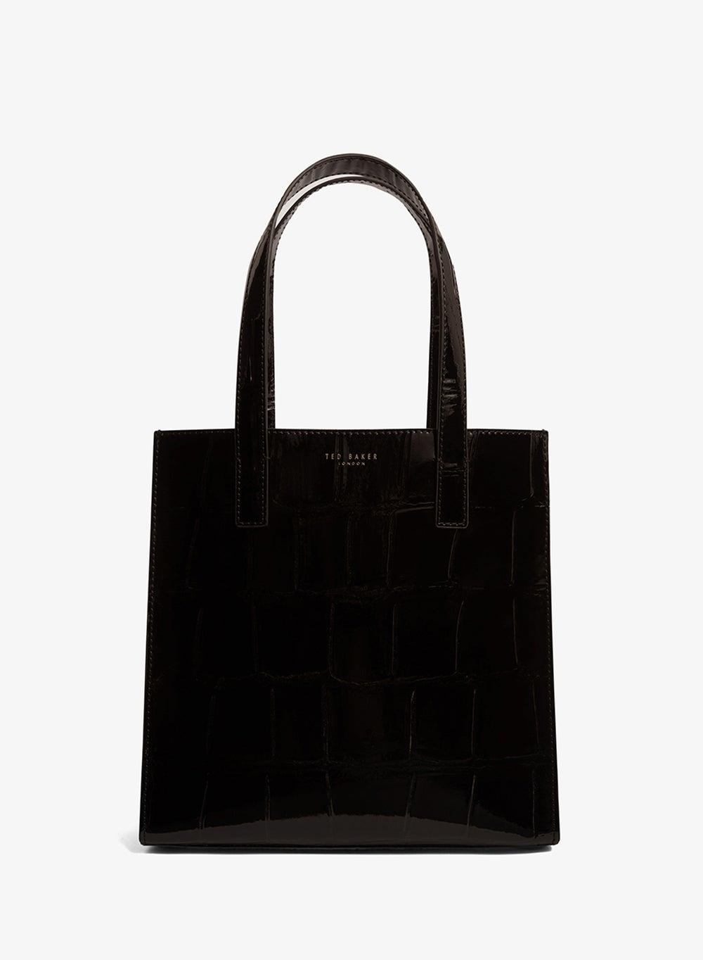 Vivanaa Croc-Effect Small Icon Tote Bag - Image 1
