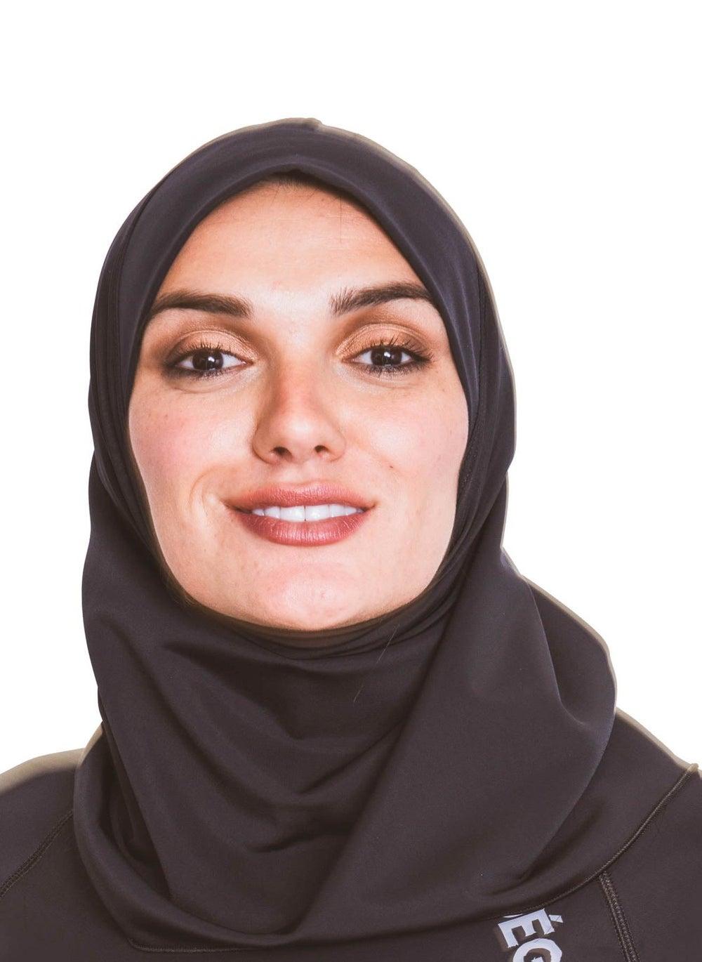 COEGA Shaela Black Multi-Style Swim Hijab - Image 1
