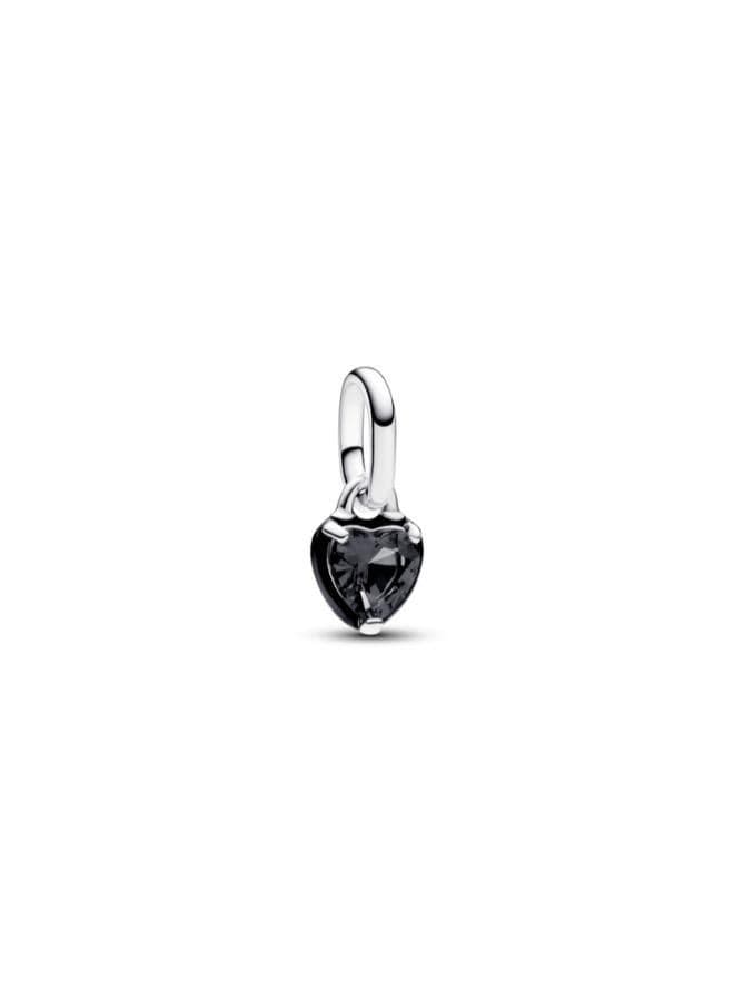 Pandora ME Black Chakra Heart Dangle Charm - Image 1