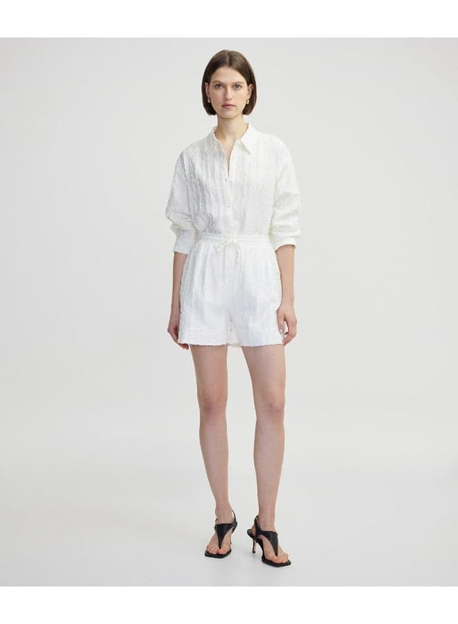 Regular Fit Textured Summer Shorts - Image 1