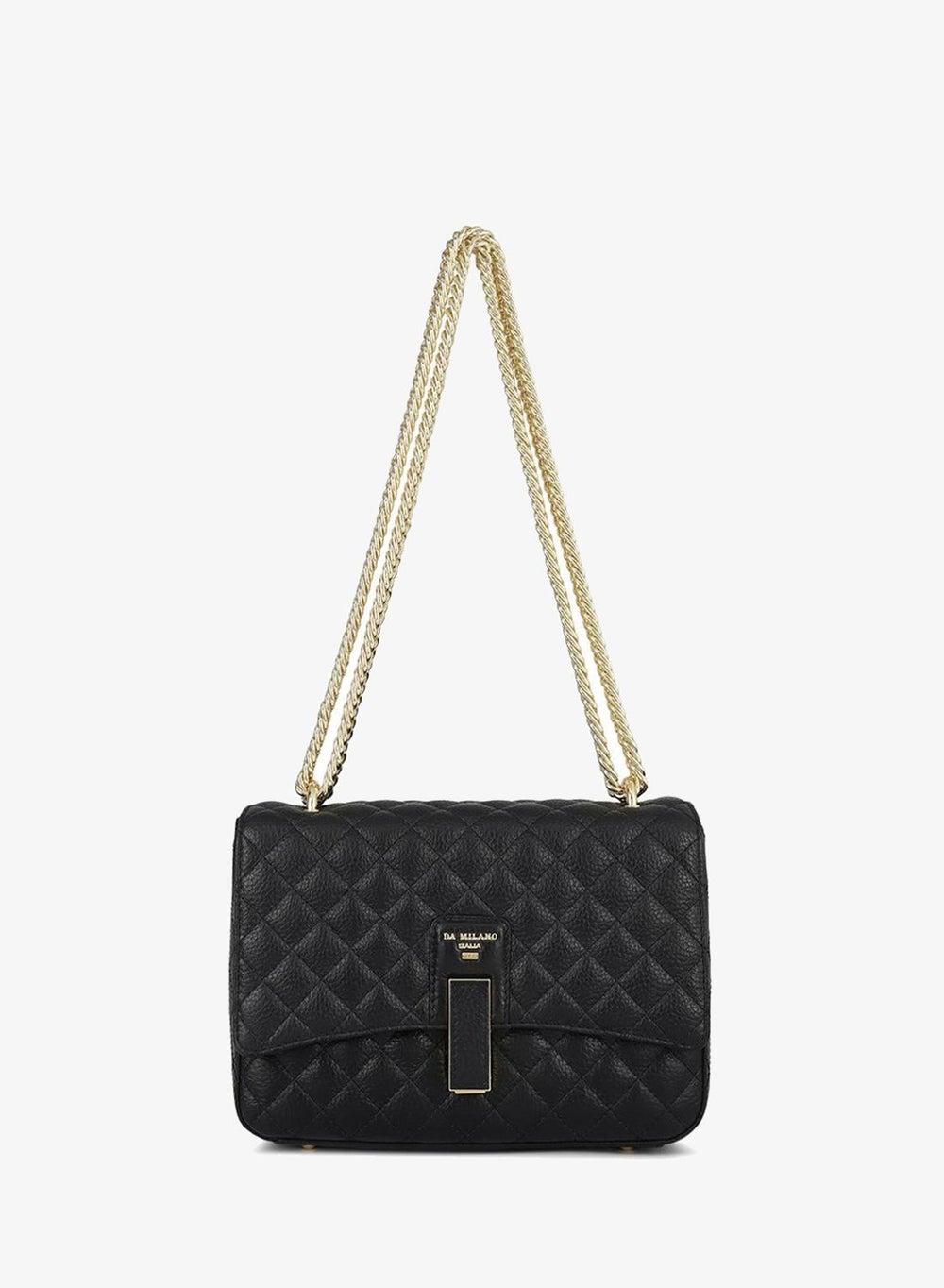 Premium Genuine Leather Black Sling Crossbody Bag - Image 1