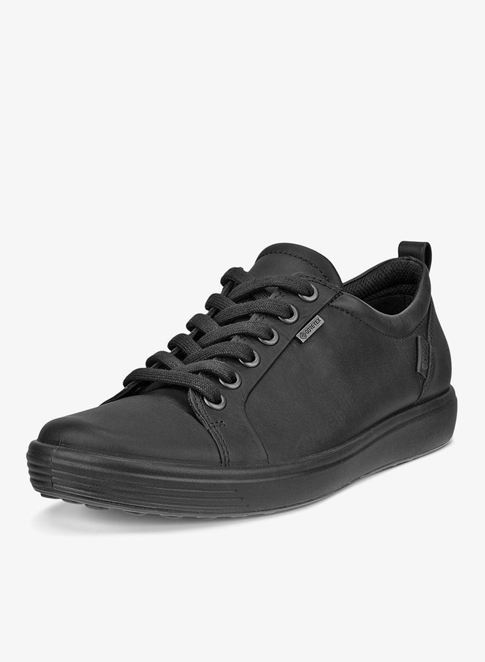 ECCO Soft 7 W Black Leather GORE-TEX Sneakers - Image 1