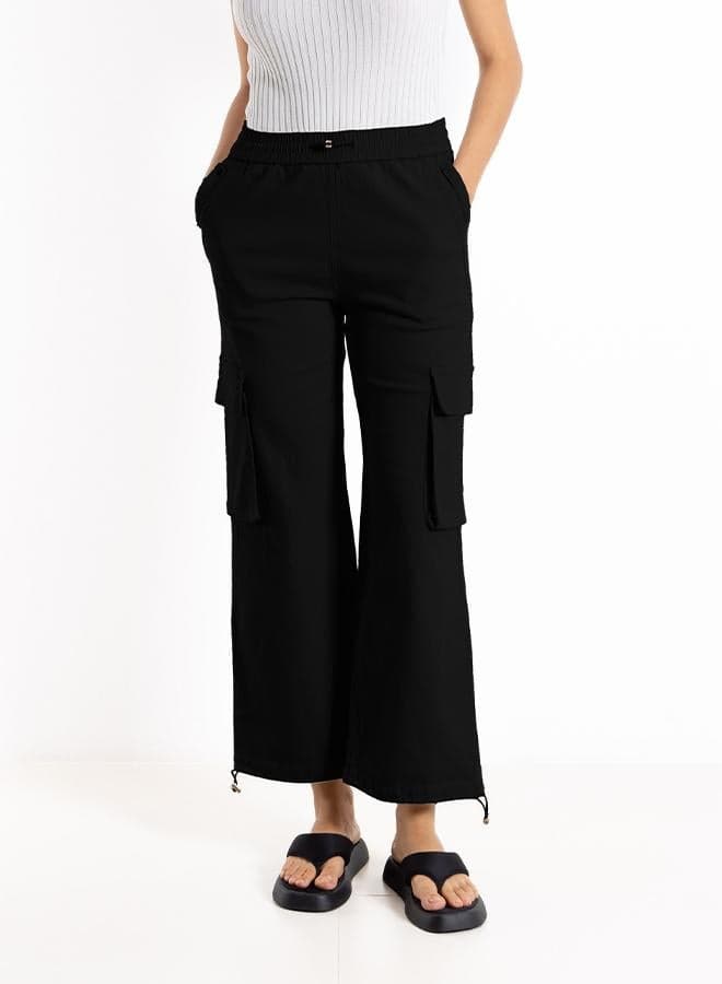 Premium Jogger Waist Cargo Trousers for Women - Image 1