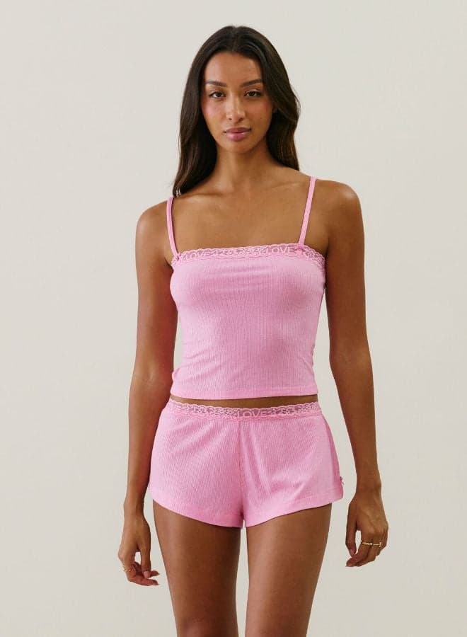 Silky Jersey Lounge Shorts for Effortless Nights - Image 1