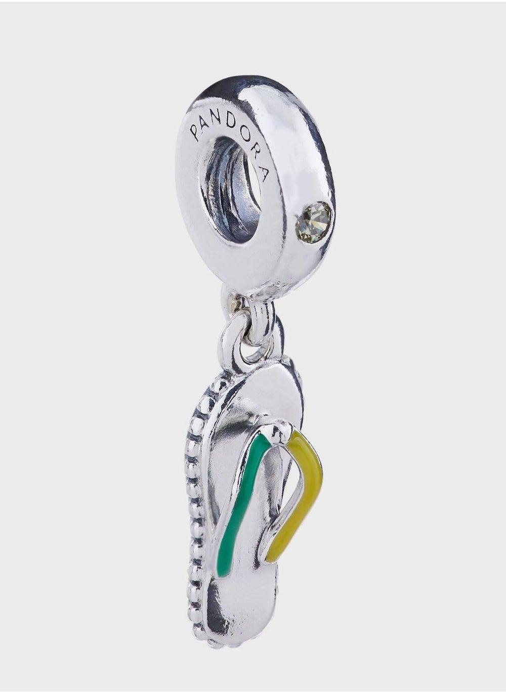 Pandora Flip Flop Sterling Silver Brazil Charm - Image 1