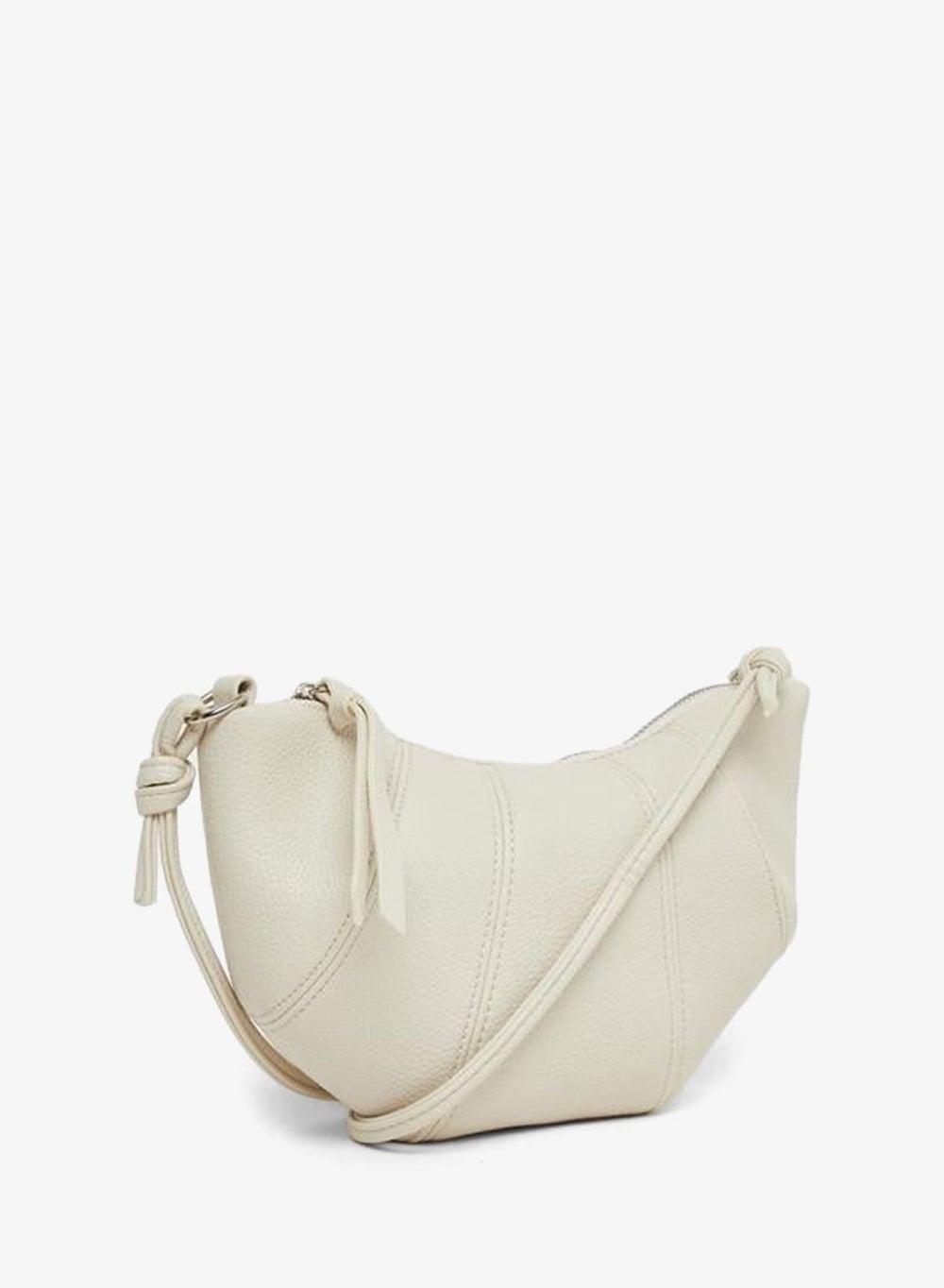 Styli White Shoulder Bag with Sleek Zip Closure - Image 1