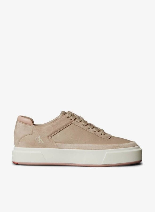 Leather & Suede Signature Low-Top Sneakers - Image 1