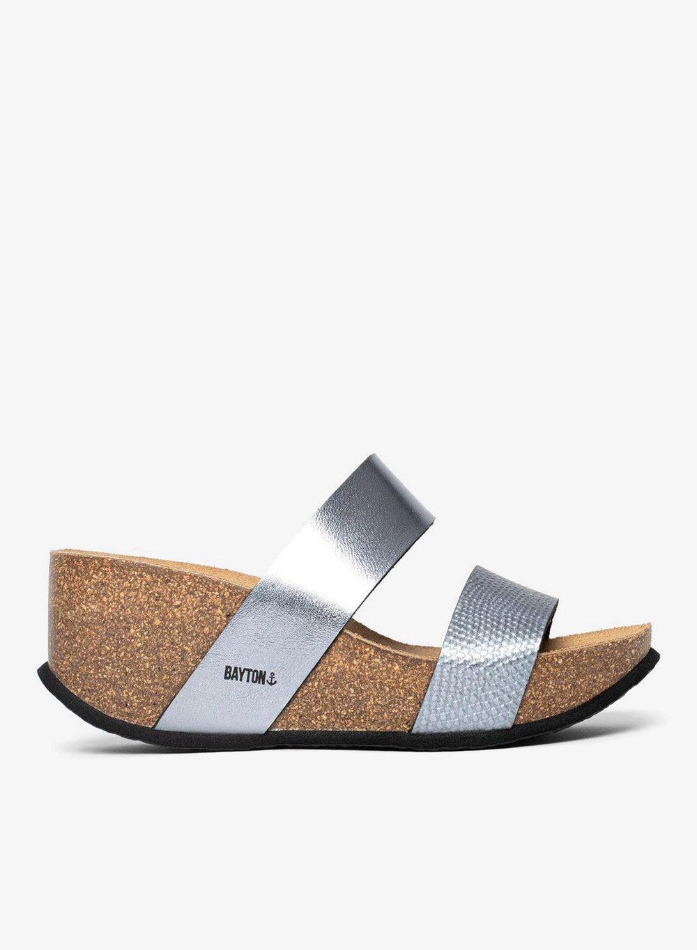 Philomene Cork Platform High Heel Wedges - Image 1