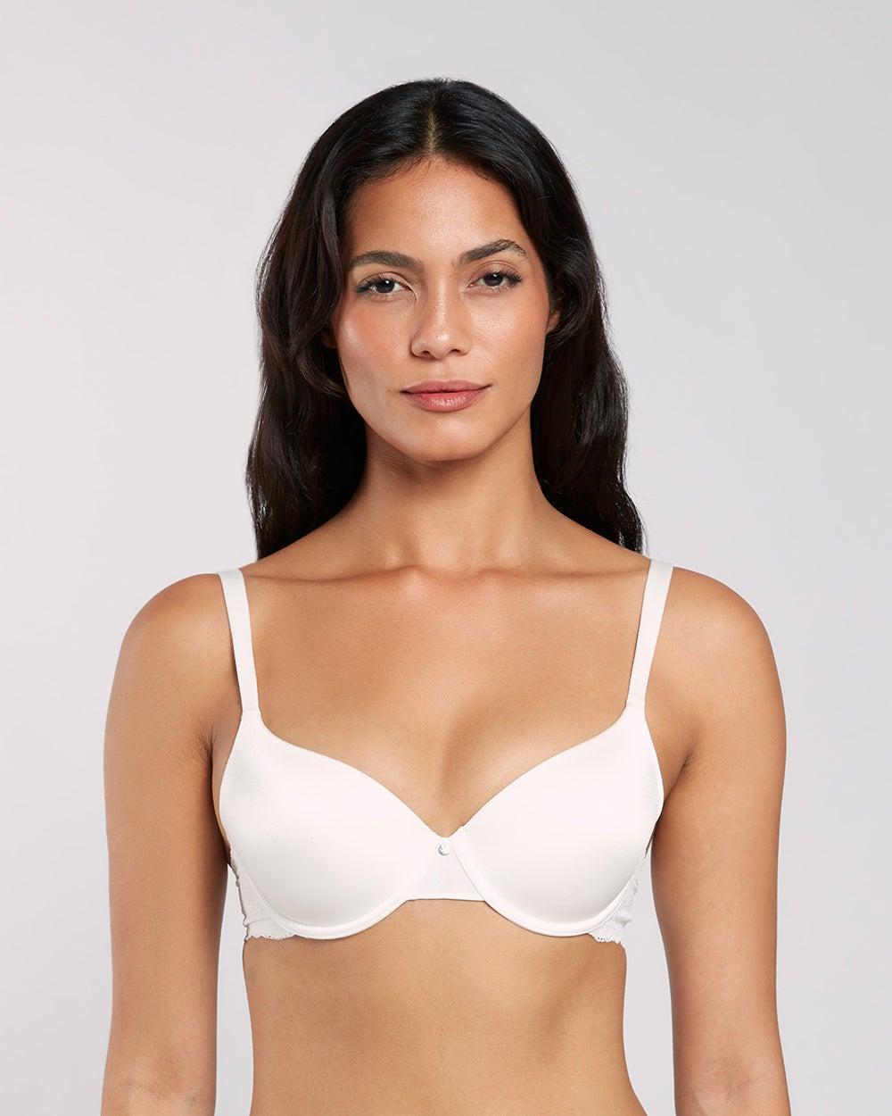 La Senza Lace Lightly Lined Full Coverage Bra Ivory - Image 1