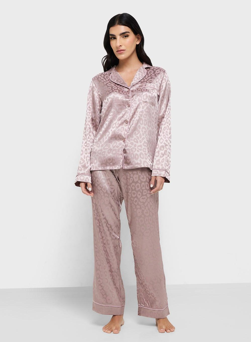 Elegant Printed Pyjama Set for Women - Image 1