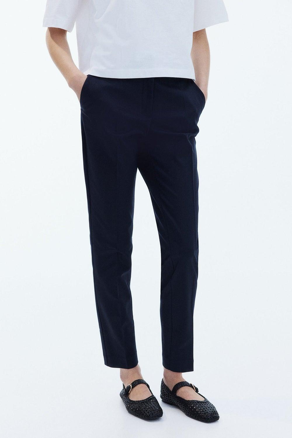Tailored Stretch Cigarette Trousers - Image 1