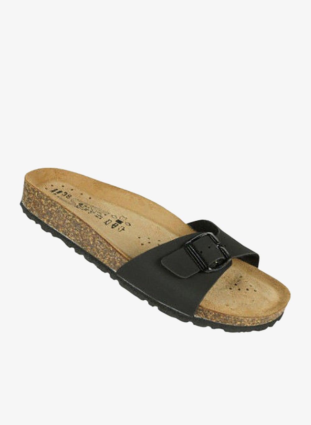 Biochic 012-473 237K Black Comfort Strap Sandals - Image 1
