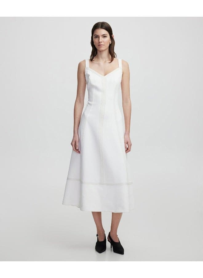 Regular Fit Applique Waist Midi Dress - Image 1