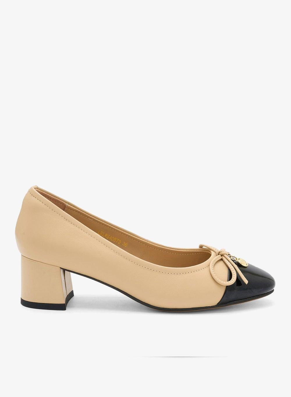 Zinal Square-Toe Nappa Leather Mary Jane Pumps - Image 1