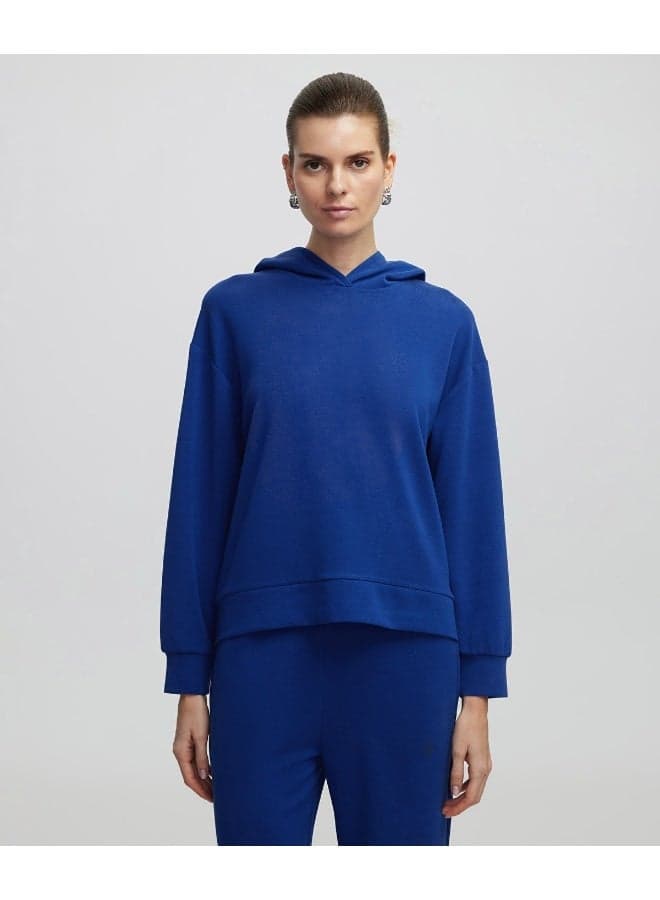 Relaxed Fit Drop-Shoulder Hooded Sweatshirt - Image 1