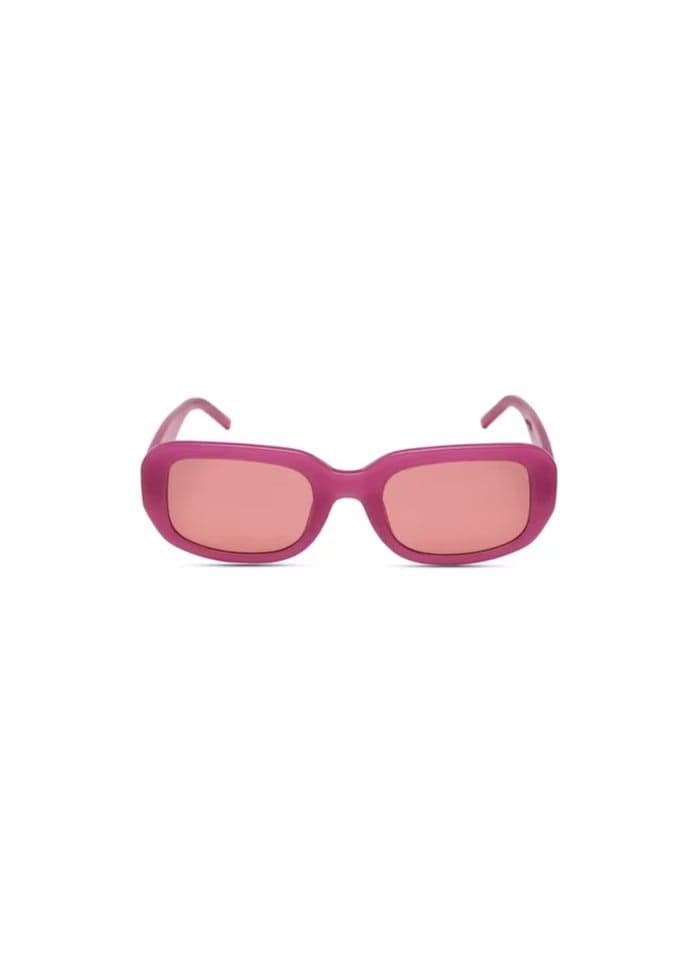 Sleek Rectangular Metal Sunglasses with UV Protection - Image 1