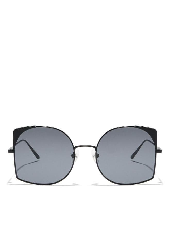 Delaunay La French Collection Gray Sunglasses Black Frame - Image 1