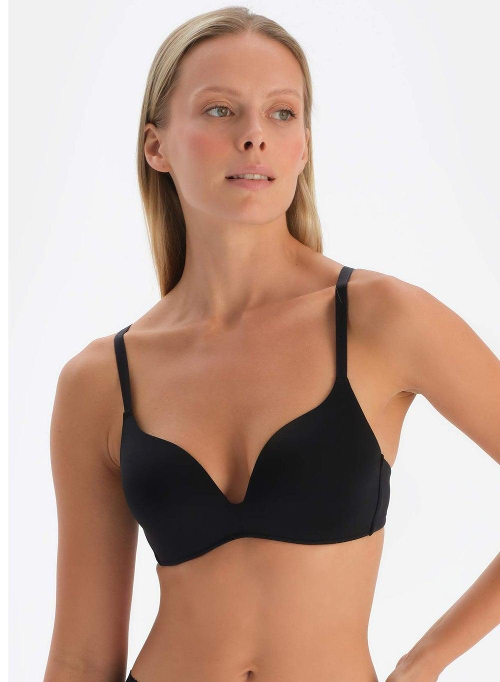 Soft Polyamide T-Shirt Bra in Classic Black - Image 1
