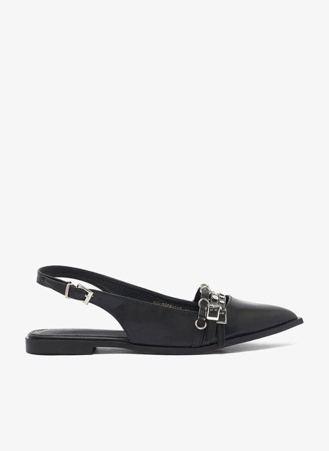 Elegant Pointed Toe Ballet Flats for Women - Image 1