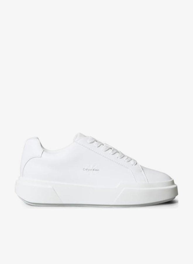 Calvin Klein Low-Top Leather Sneakers - Image 1
