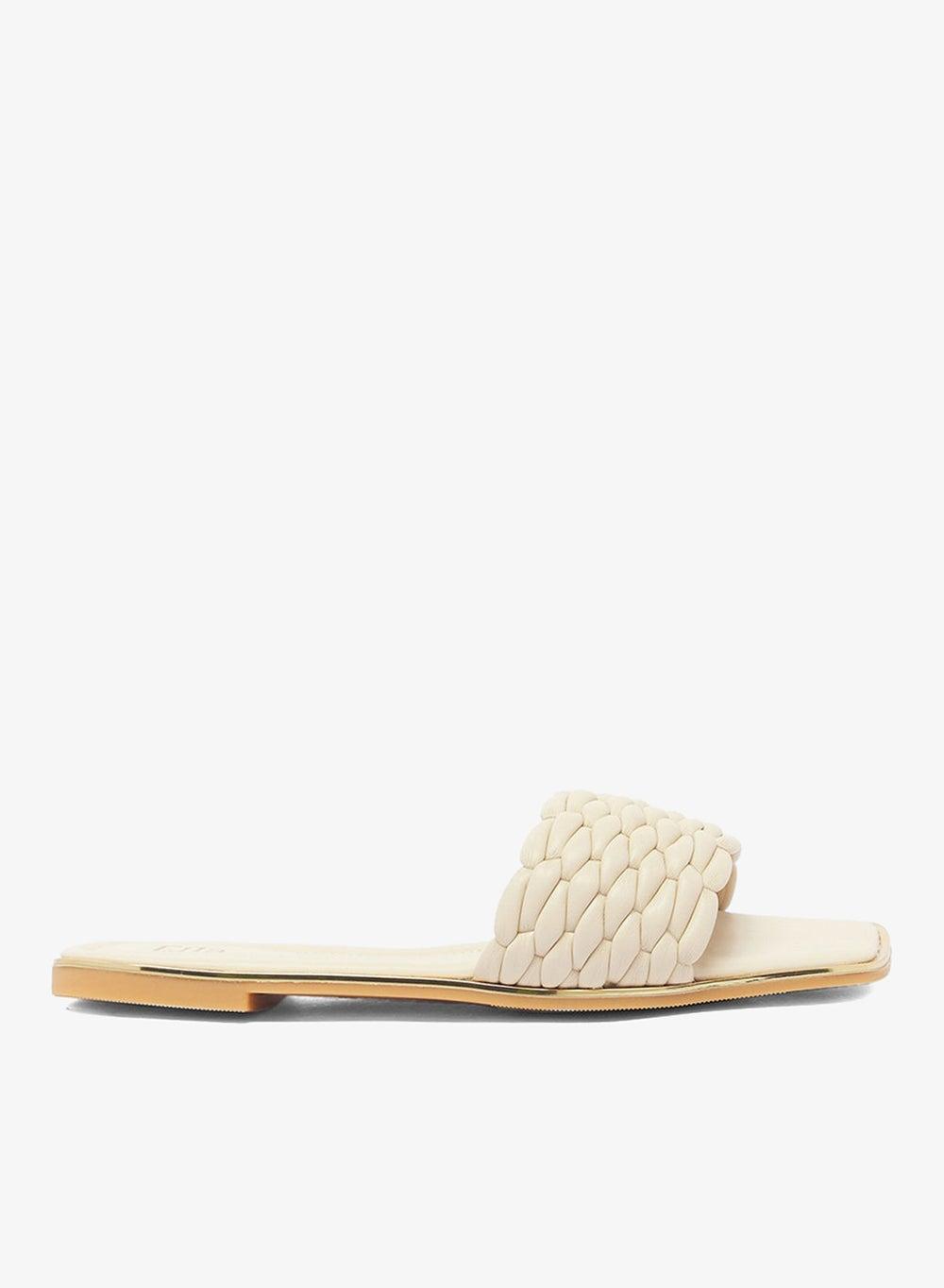 Elegant Woven Flat Sandals for Effortless Summer Style - Image 1