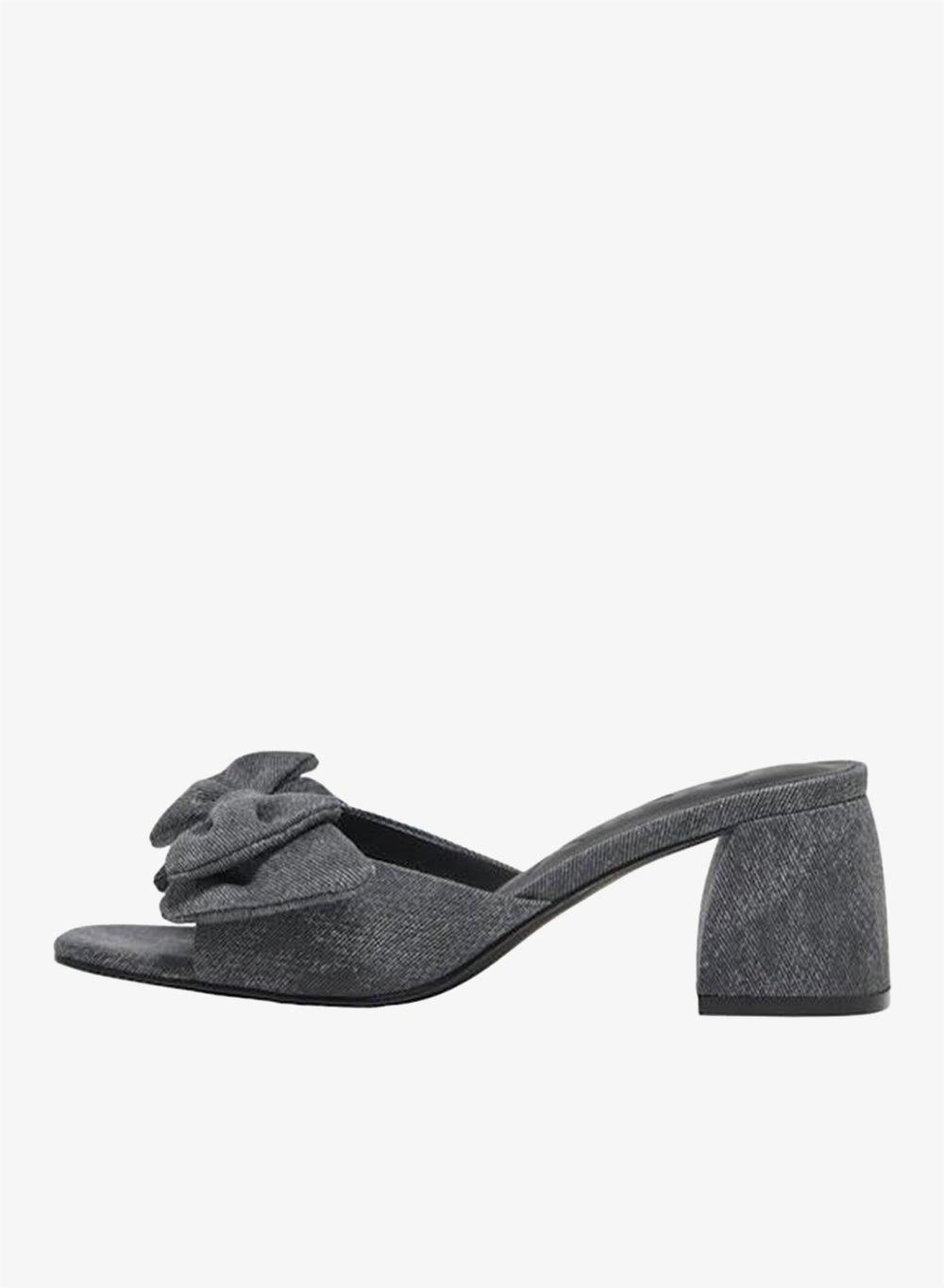 Onlavery-2 Bow Detail Block Heel Sandals - Image 1