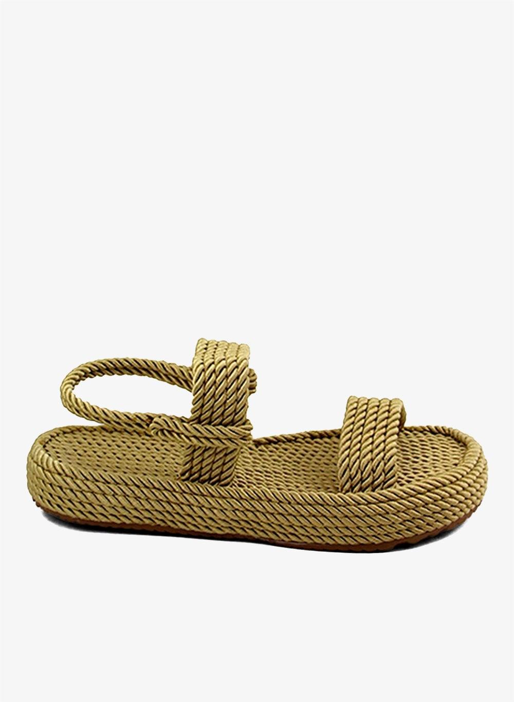 Nomadic Strap Rope Sandals – Pesto Beige - Image 1